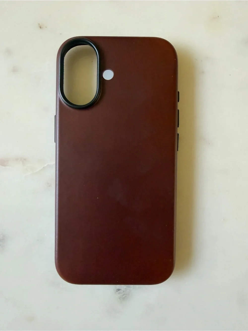 SHIELDON Genuine Leather Case iPhone 17 6.3” MagSafe Compatible Coffee Brown New